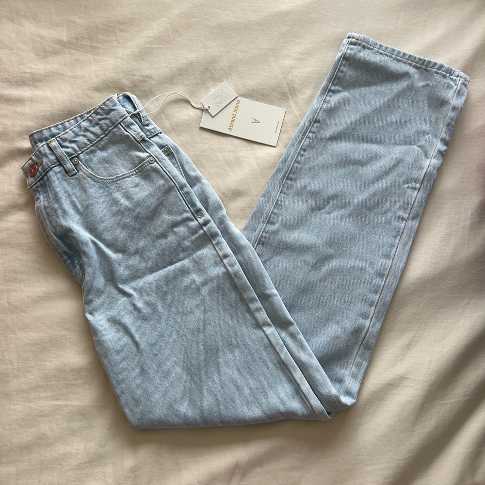 ABRAND - A 94 High Straight in Bleached Stone NWTS